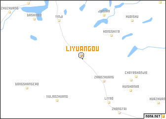 map of Liyuangou
