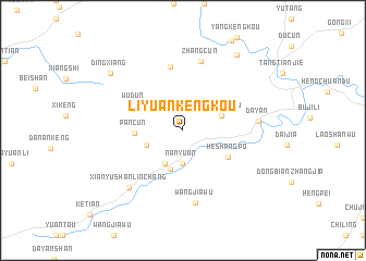 map of Liyuankengkou
