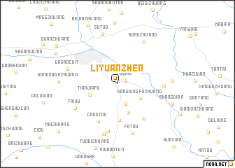 map of Liyuanzhen