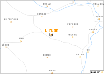 map of Liyuan