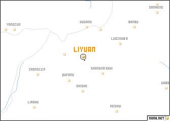 map of Liyuan