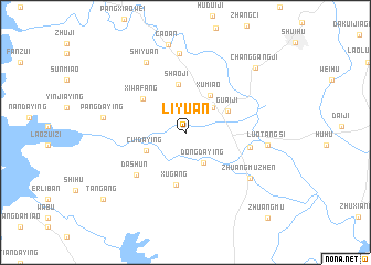 map of Liyuan