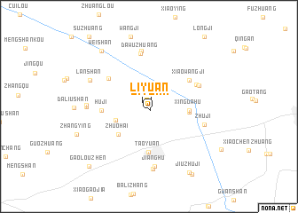 map of Liyuan