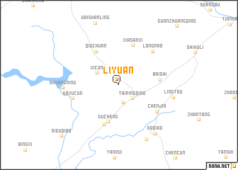 map of Liyuan