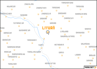 map of Liyuan