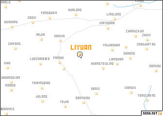 map of Liyuan
