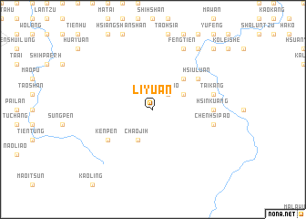 map of Li-yüan