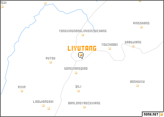 map of Liyutang