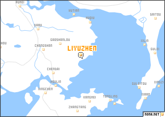 map of Liyuzhen