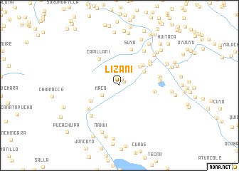 map of Lizani