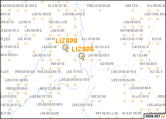 map of Lizapa