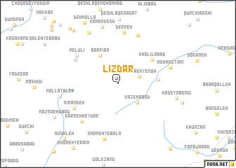 map of Līzdar