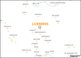 map of Lizemores