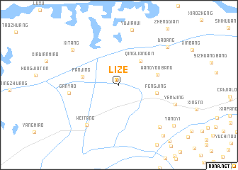 map of Lize