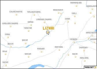 map of Lizhai