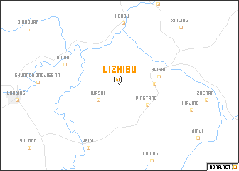 map of Lizhibu