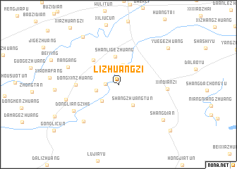 map of Lizhuangzi