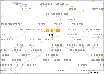 map of Lizières