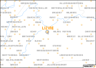 map of Lizine