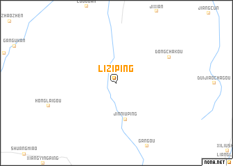 map of Liziping