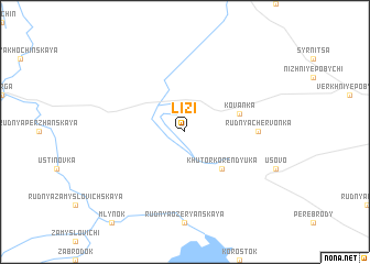 map of Lizi