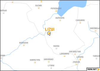 map of Lizui