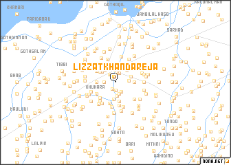 map of Lizzat Khān Dareja