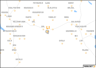 map of Li