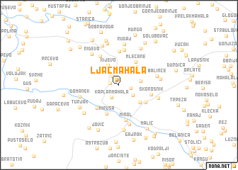 map of Ljac Mahala