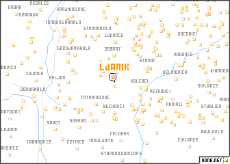 map of Ljanik