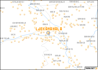 map of Ljeka Mahala