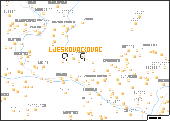 map of Ljeskovac