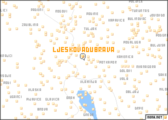 map of Ljeskova Dubrava