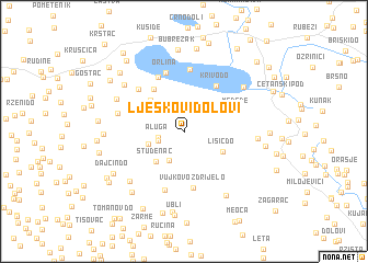 map of Ljeskovi Dolovi