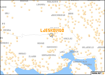 map of Ljeskovi Do
