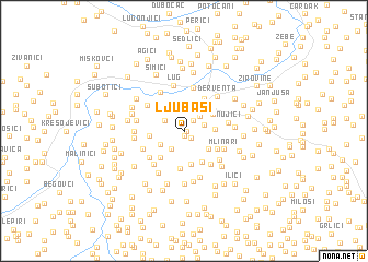 map of Ljubasi