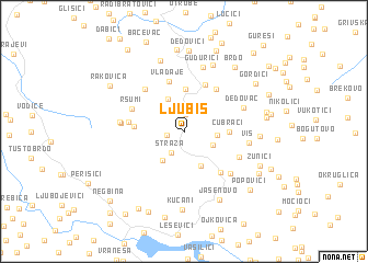 map of Ljubiš