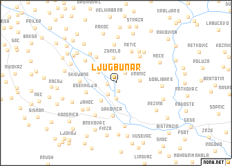 map of Ljugbunar