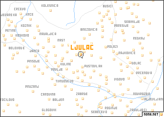 map of Ljulac