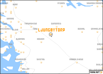 map of Ljungbytorp