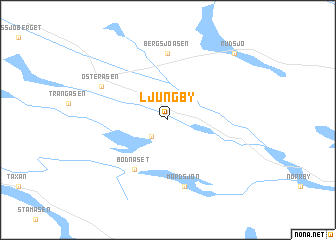 map of Ljungby