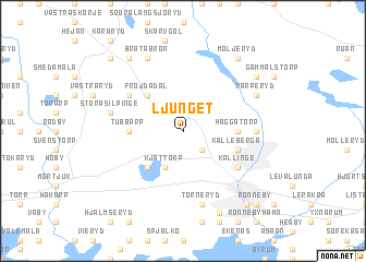 map of Ljunget