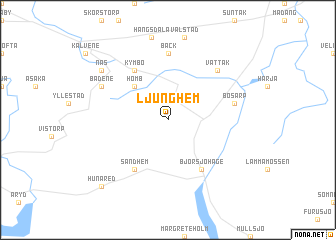 map of Ljunghem
