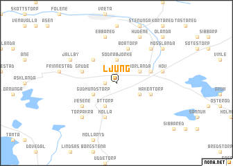 map of Ljung