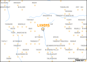 map of Lkhoms