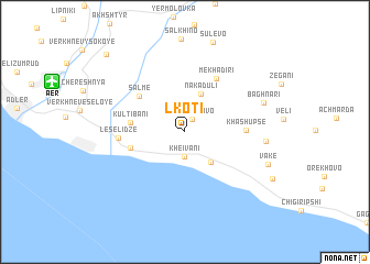 map of Lkoti