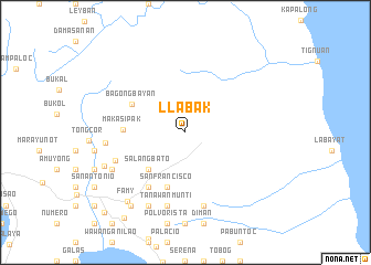 map of Llabak