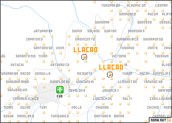 map of Llacao