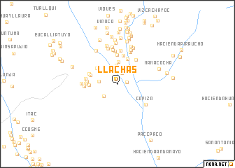 map of Llachas