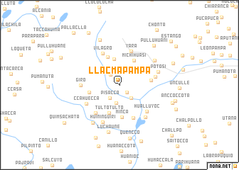 map of Llacmapampa